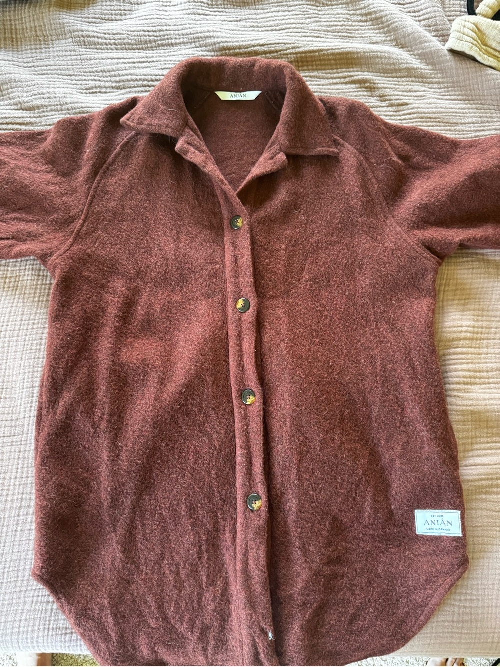 ANIAN Rust Loft Coat